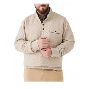 Faherty Men's Epic Quilted Fleece Pullover